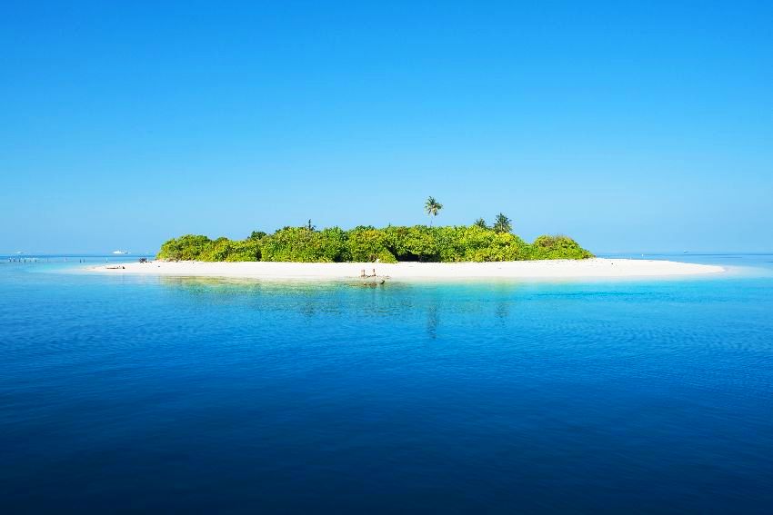 Остров на Мальдивах. Фотобанк RuDIVE