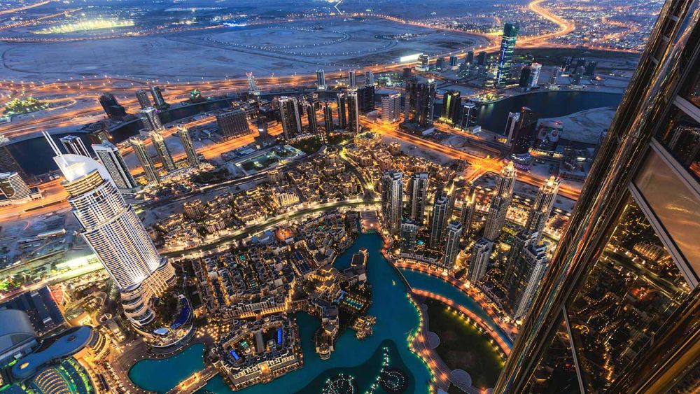 Путешествие в Эмираты. Вид на Дубаи со смотровой площадки