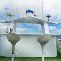 Бар на открытой палубе на судне Galapagos Master 