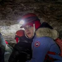В карстовой пещере "Голубинский провал". Автор фото Илья Труханов. Тур RuDIVE  
