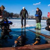 Курс айс-дайвинга PADI Ice Diver в Москве в дайвинг-центре "Спас-Каменка"