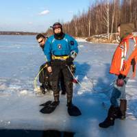 Курс айс-дайвинга PADI Ice Diver в Москве в дайвинг-центре "Спас-Каменка"