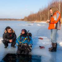 Курс айс-дайвинга PADI Ice Diver в Москве в дайвинг-центре "Спас-Каменка"