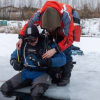 Курс подледного дайвинга PADI Ice Diver в Москве в дайвинг-центре "Спас-Каменка"