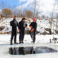 Курс подледного дайвинга PADI Ice Diver в Москве в дайвинг-центре "Спас-Каменка"