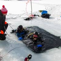 Курс подледного дайвинга PADI Ice Diver в Москве в дайвинг-центре "Спас-Каменка"