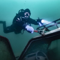 Номинация широкий угол в конкурсе подводной фотографии на озере Спас-Каменка — Алексей Головенчиц