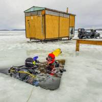 Дайв-центр "Полярный круг". Подледный дайвинг на Белом море. Автор фото Илья Труханов. RuDIVE