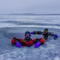 Дайв-центр "Полярный круг". Зимний дайвинг. Автор фото Илья Труханов. RuDIVE