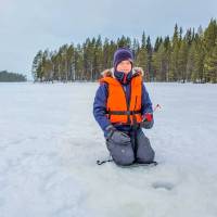 Дайв-центр "Полярный круг". Зимняя рыбалка. Автор фото Илья Труханов. RuDIVE