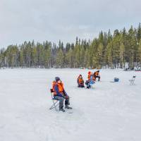 Дайв-центр "Полярный круг". Зимняя рыбалка. Автор фото Илья Труханов. RuDIVE