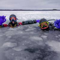 Дайв-центр "Полярный круг". Курс PADI Ice Diver на Белом море. Автор фото Илья Труханов. RuDIVE